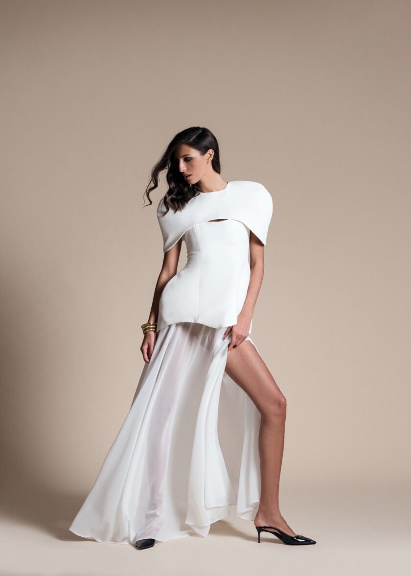 Verona White Dress - Image 5