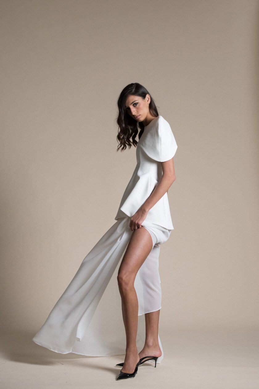 Verona White Dress - Image 6