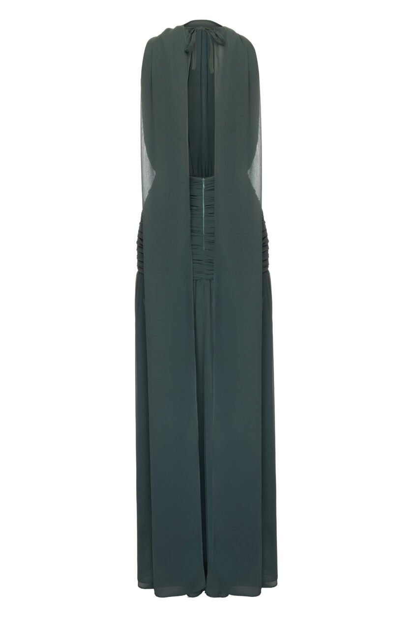 Bea Forest Green Dress - Image 2