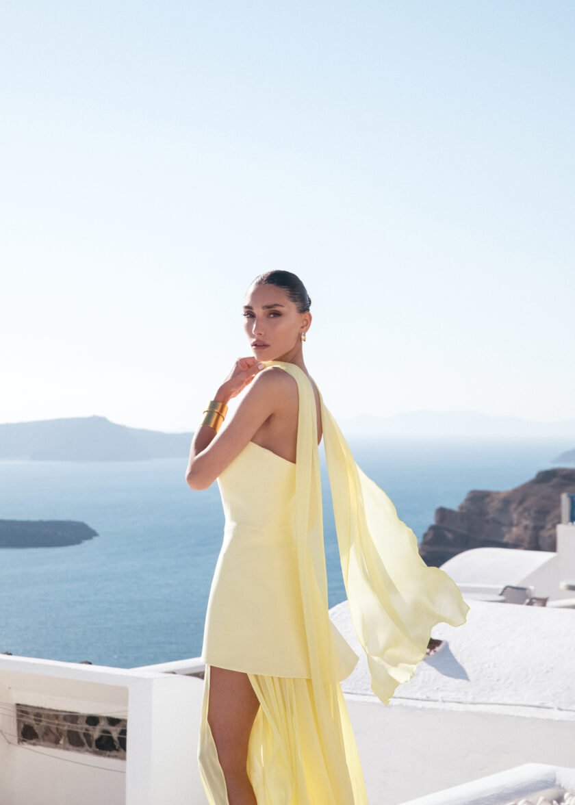 Monaco Butter Yellow with Scarf - Image 6