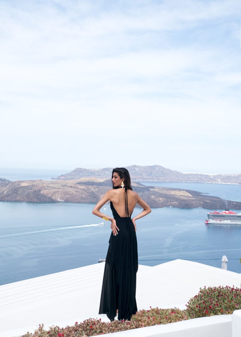 Alba Black Dress - Image 4