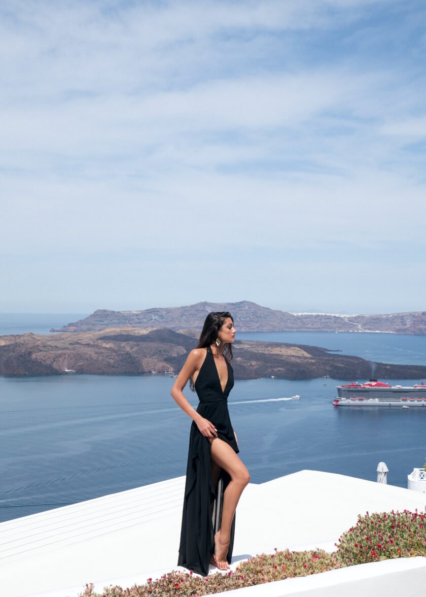 Alba Black Dress - Image 3