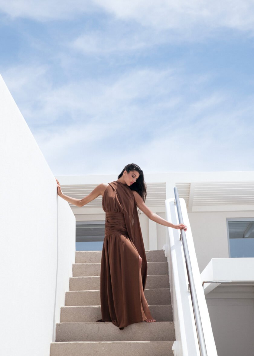 Bea Brown Dress
