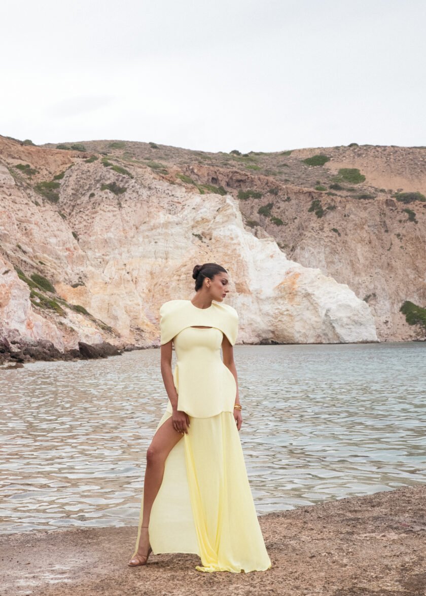 Verona Butter Yellow Dress