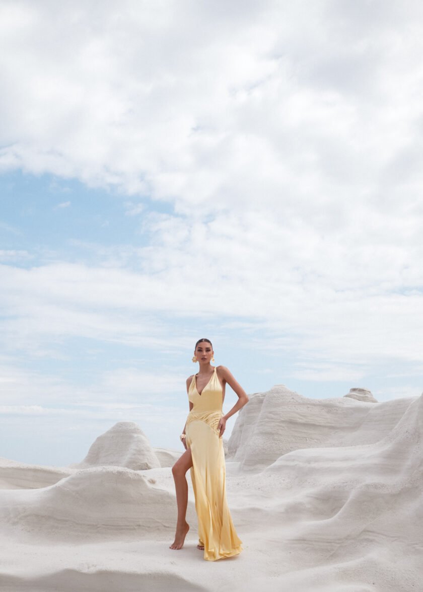 Helia Butter Yellow Dress