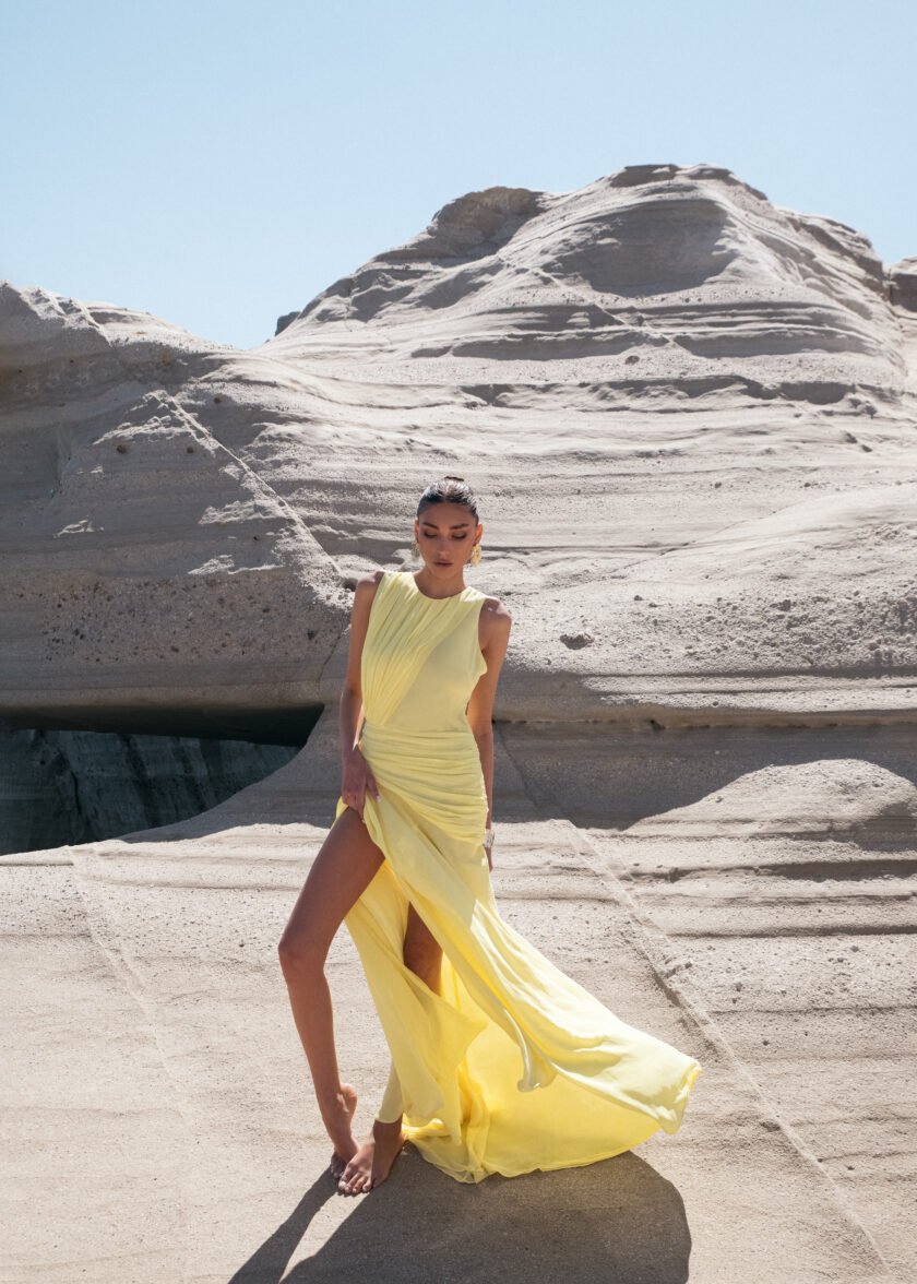 Athena Yellow Dress - Image 4