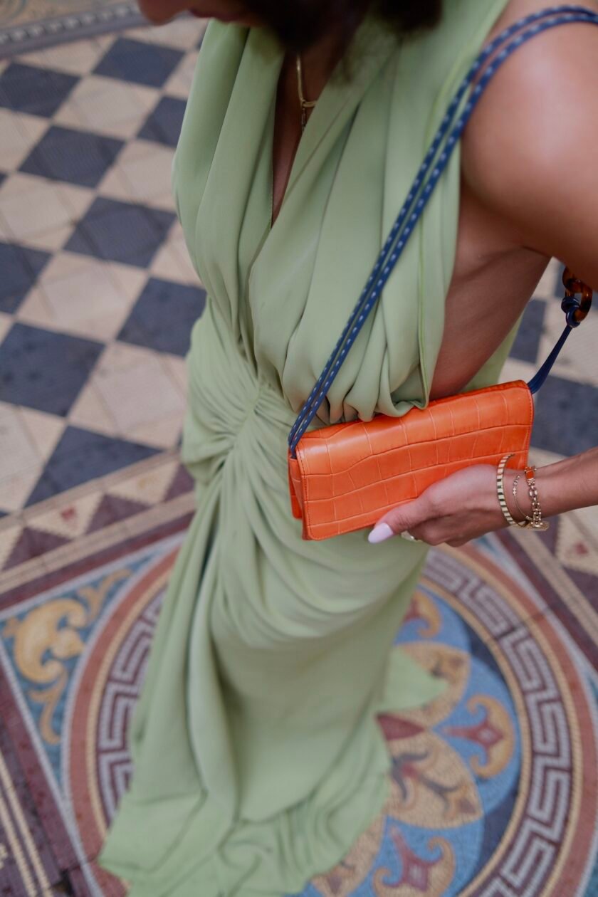Lene Pistachio Dress - Image 7