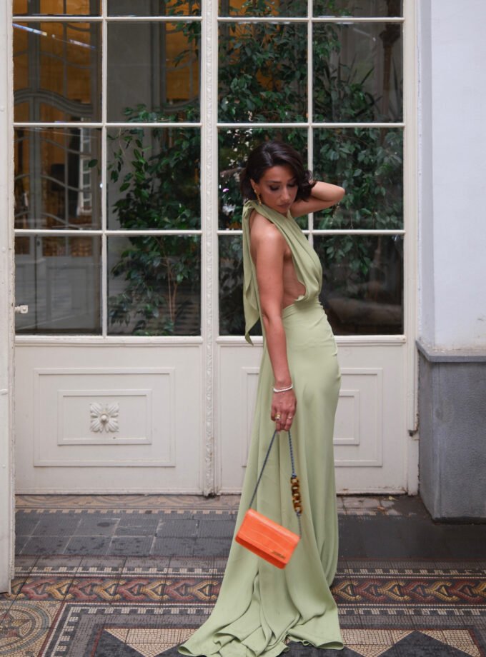 Lene Pistachio Dress