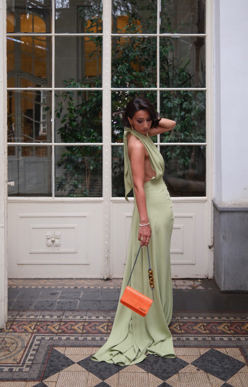 Lene Pistachio Dress