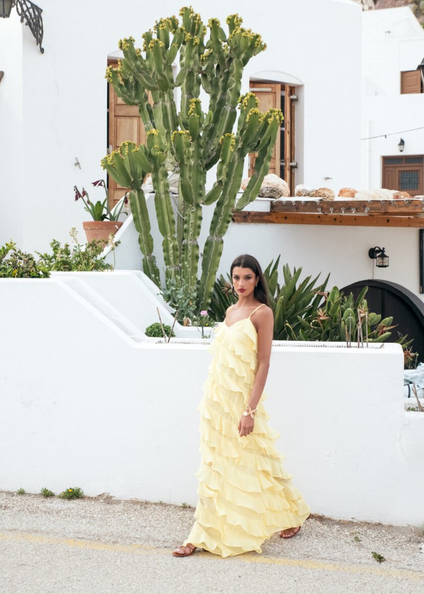 Echo Butter Yellow Dress - Image 2