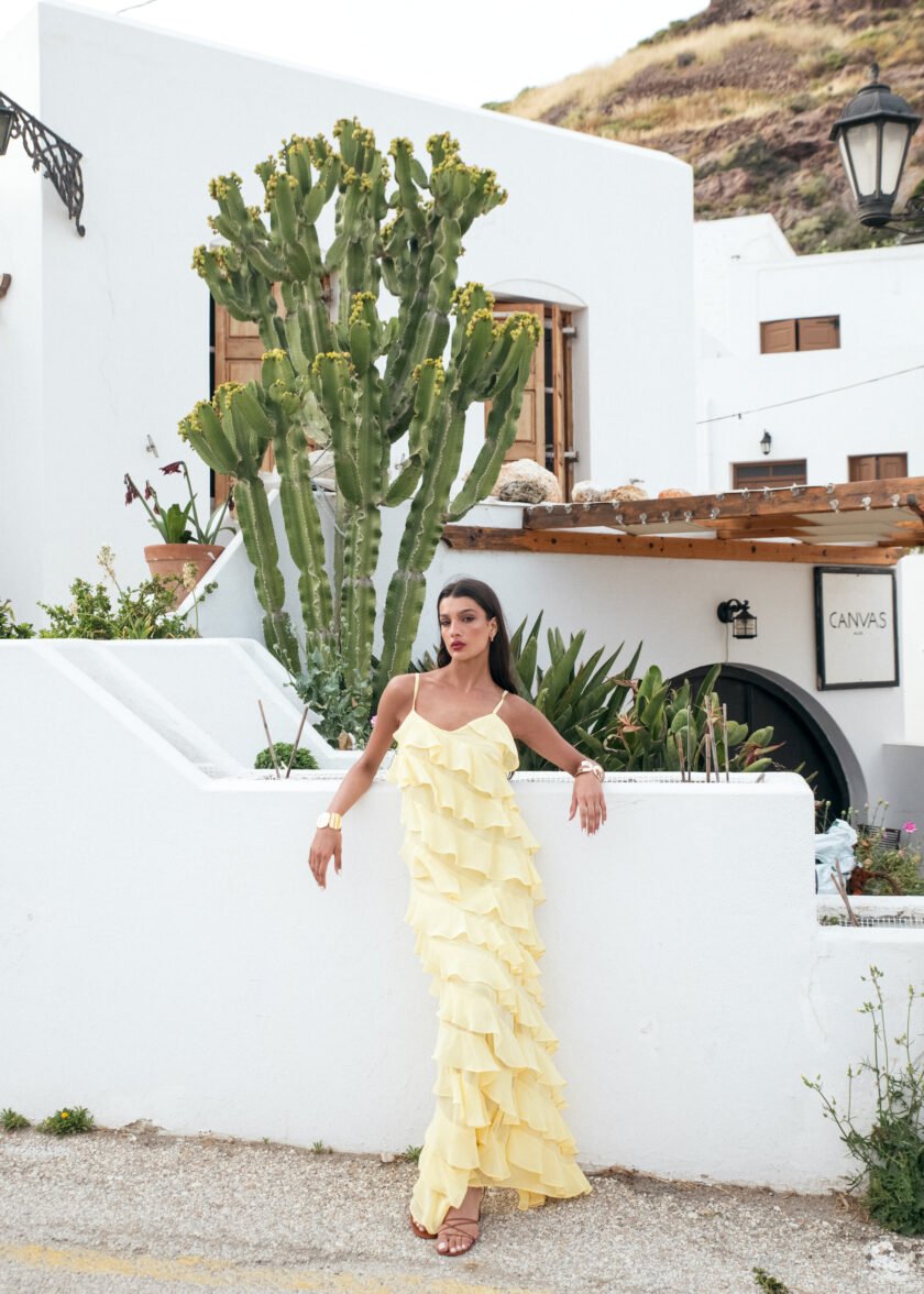 Echo Butter Yellow Dress - Image 3