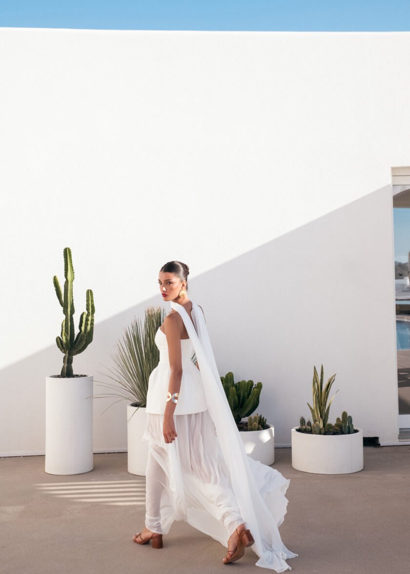 Maris White Dress - Image 3