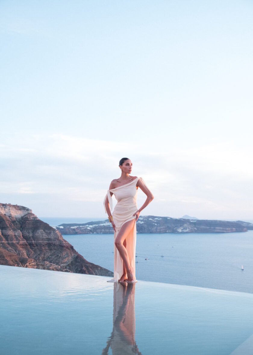 Vionne Beige Dress - Image 2