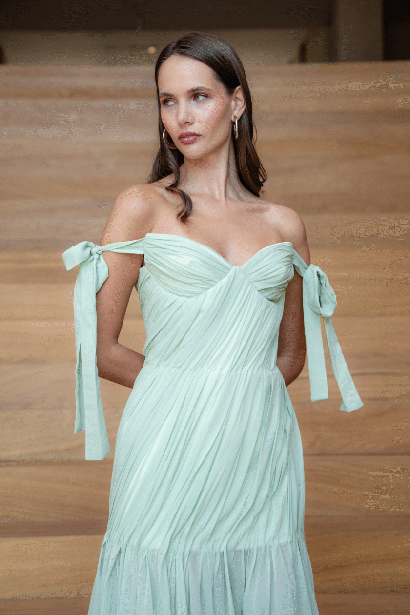 Naia Mint Green Dress - Image 8