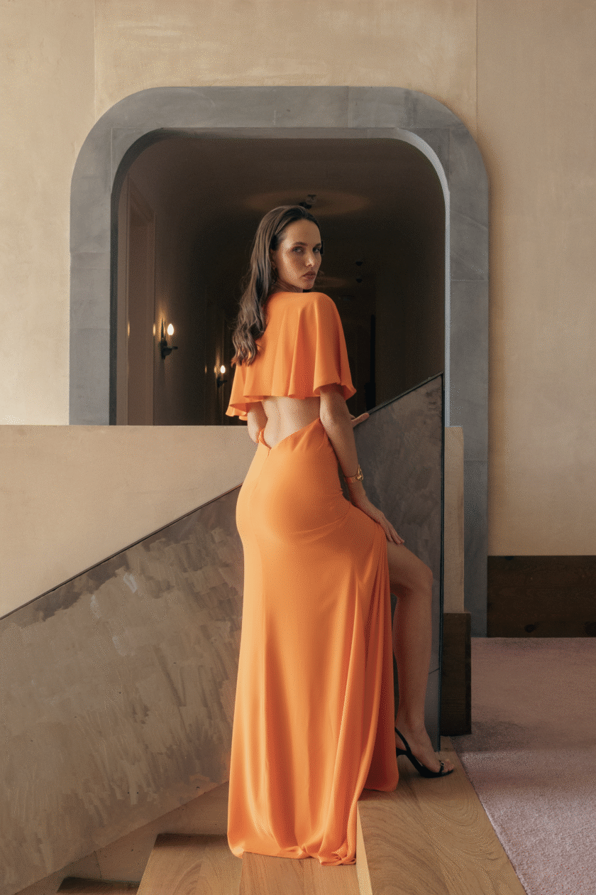 Ruby Terracotta Dress - Image 2