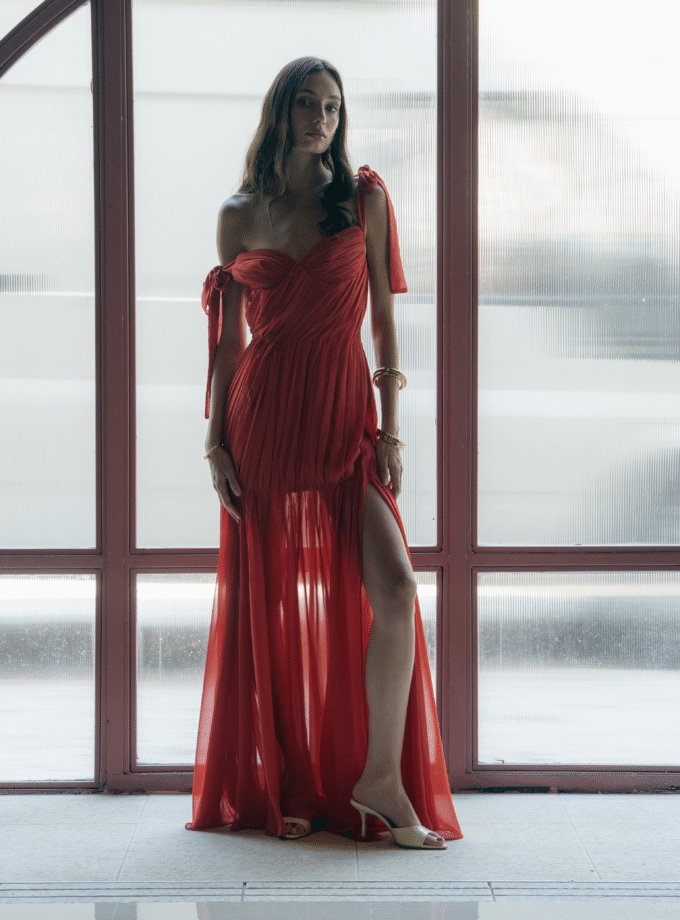 Naia Red Dress