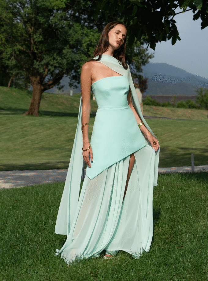 Monaco Seafoam Green with Scarf