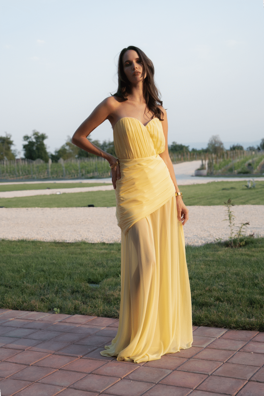 Lilou Butter Yellow Dress