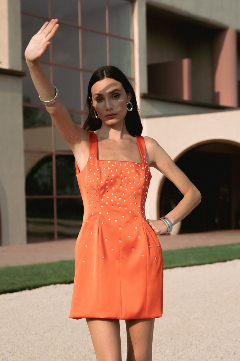 Lila Coral Dress - Image 4