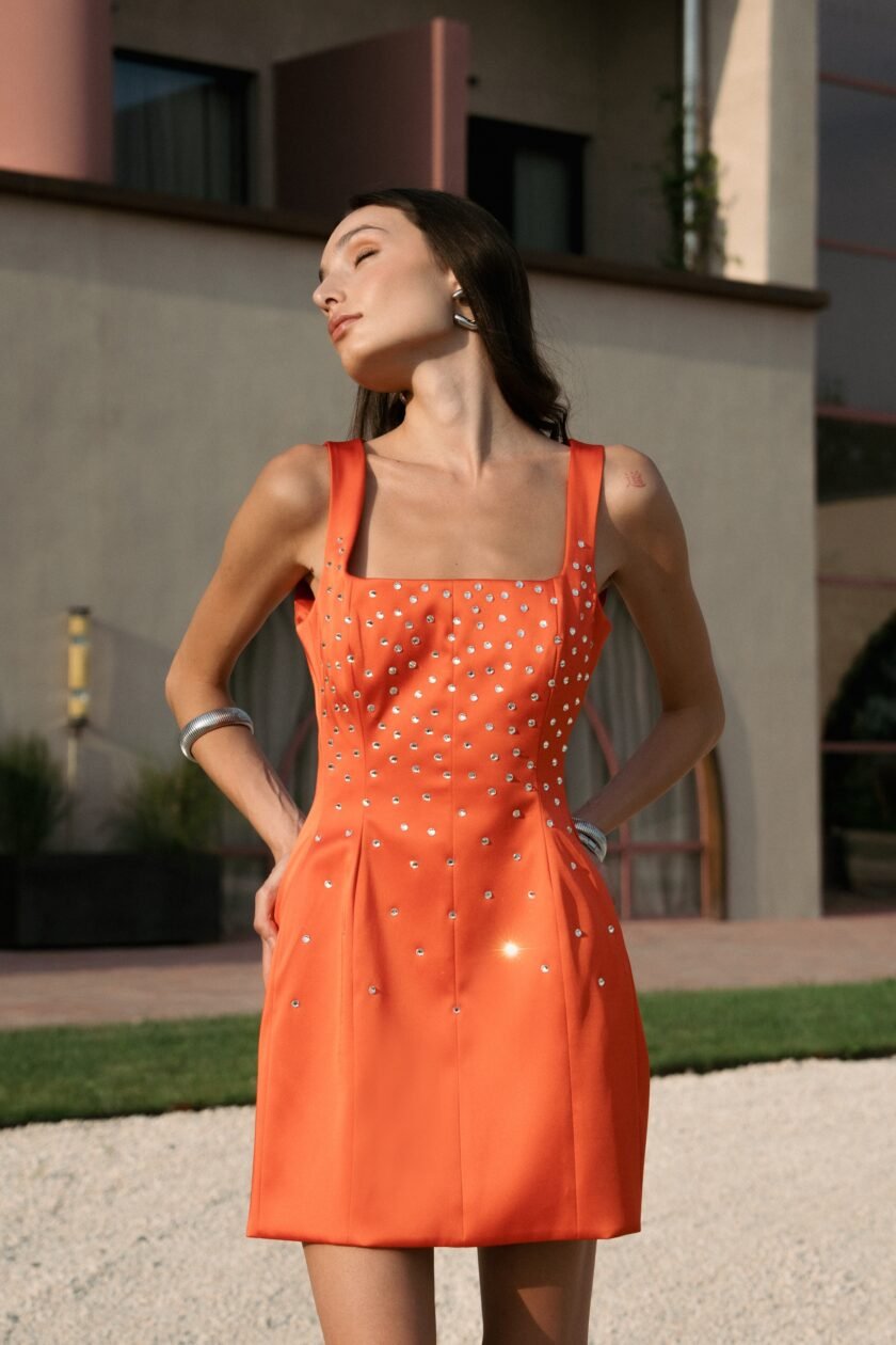 Lila Coral Dress