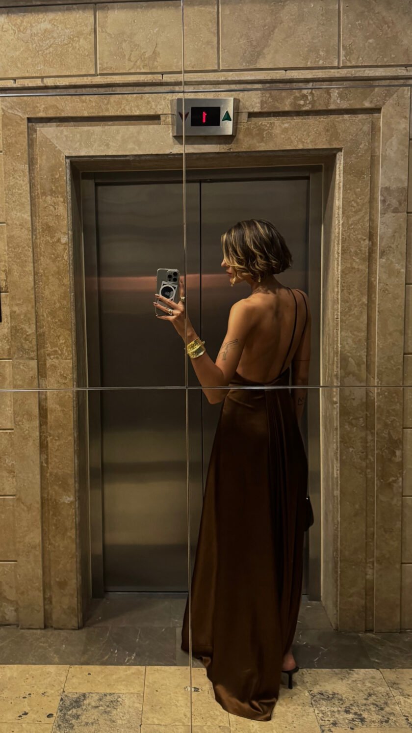 Remi Brown Dress - Image 2