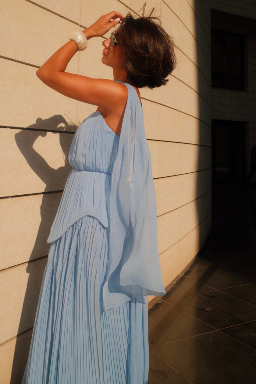 Jasmine Sky Blue Dress - Image 7