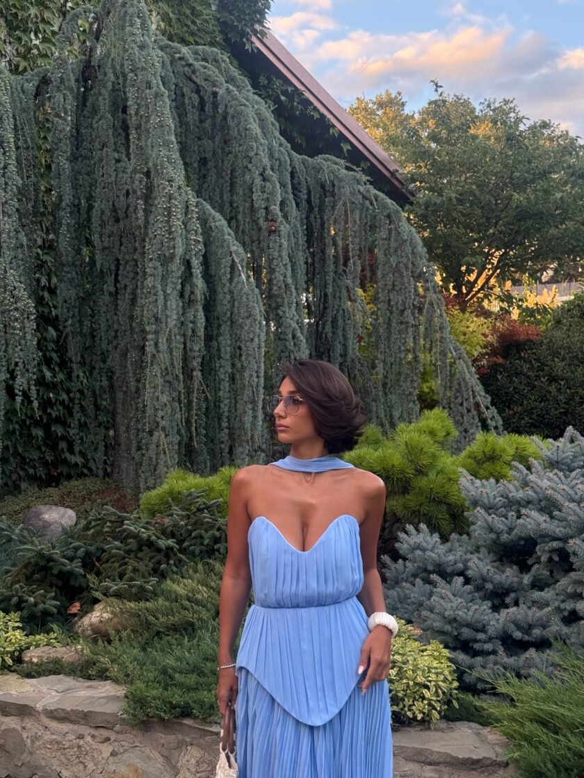Jasmine Sky Blue Dress - Image 2