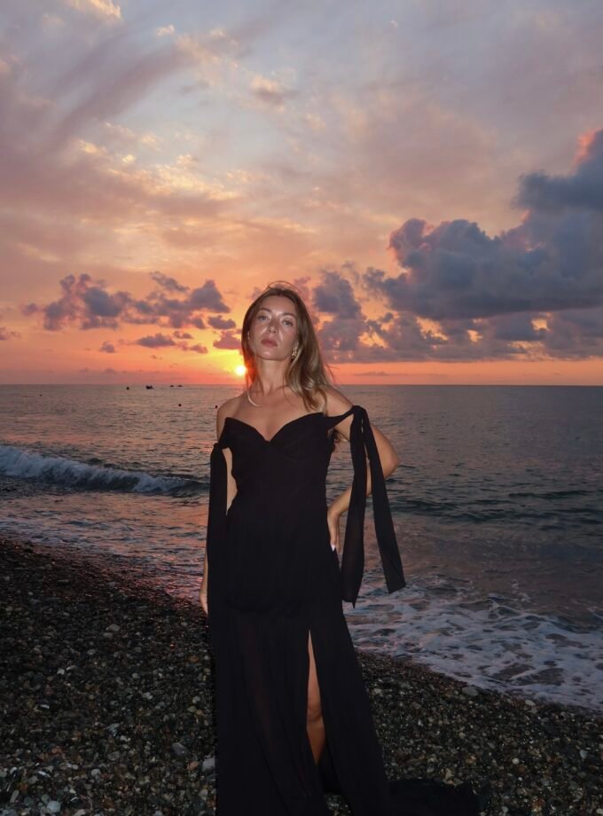 Naia Black Dress