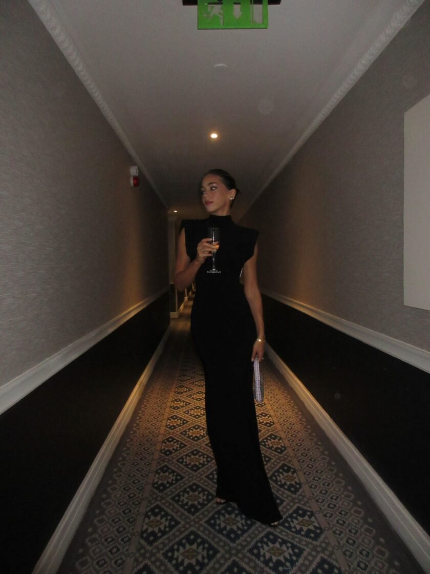 Rossi Black Dress - Image 2