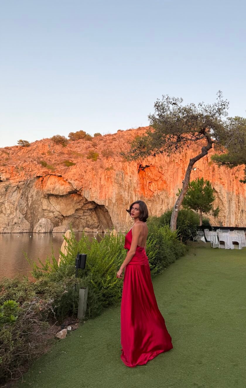 Keira Red Dress - Image 2