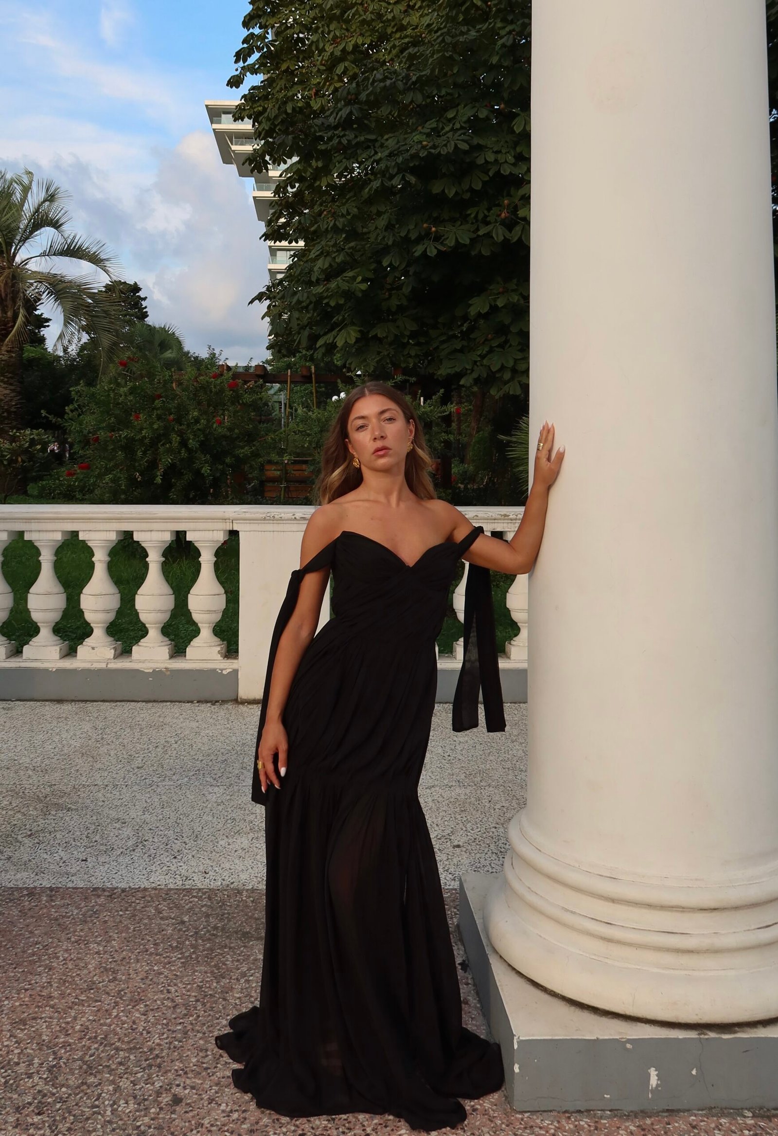 Naia Black Dress - Image 5