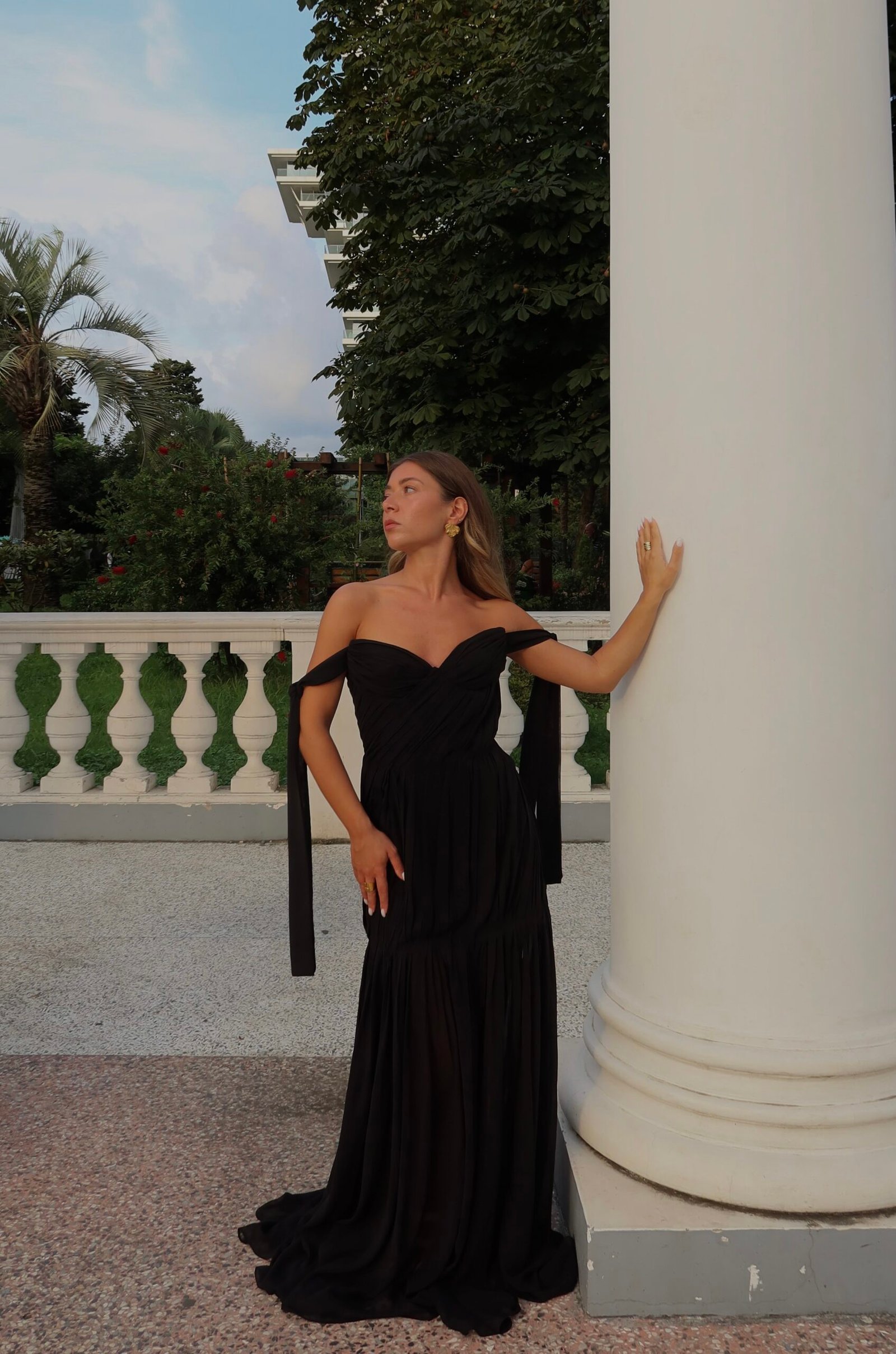 Naia Black Dress - Image 3