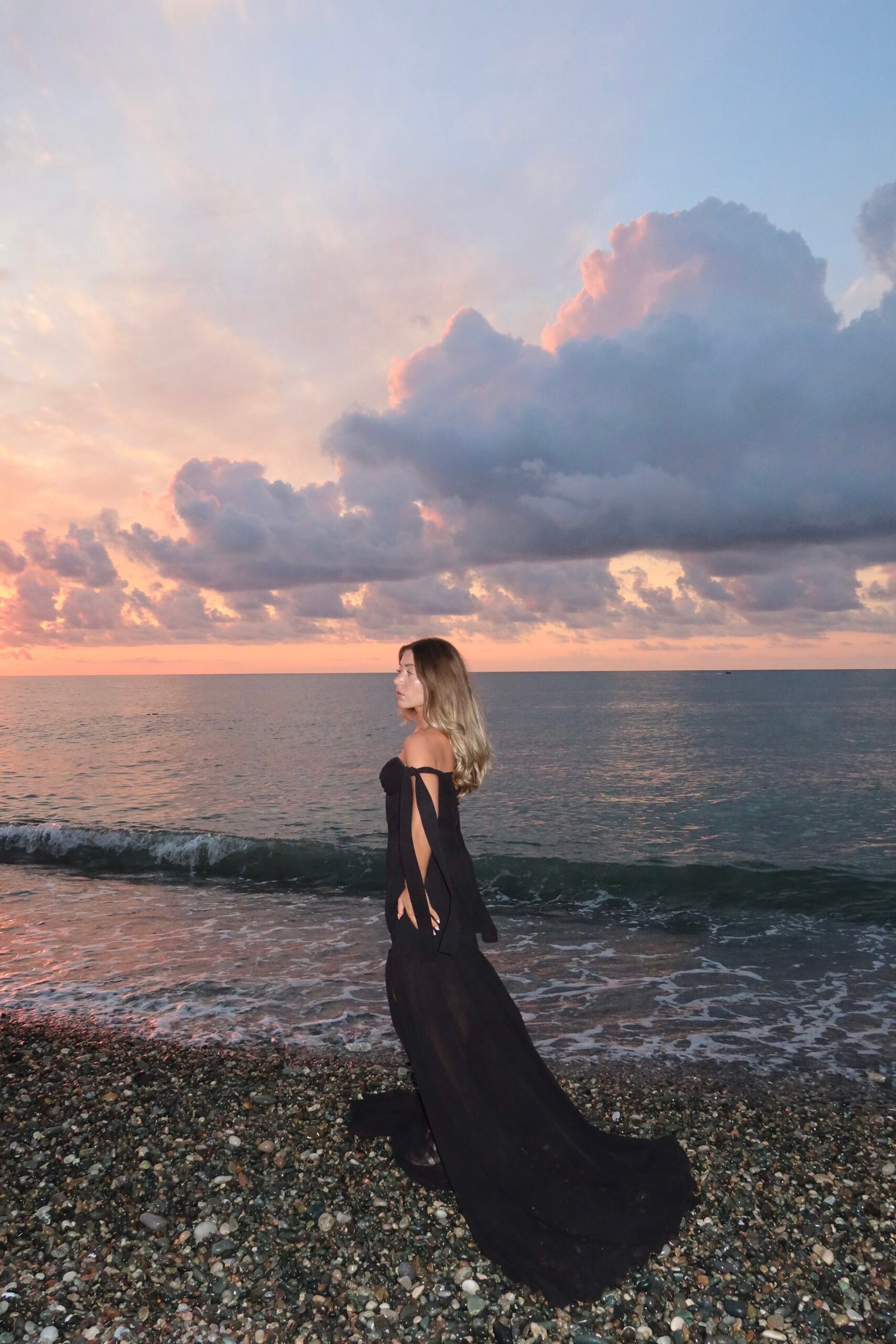 Naia Black Dress - Image 6