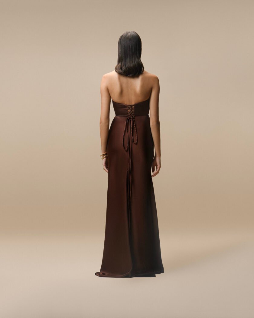 Giselle Brown Dress - Image 5