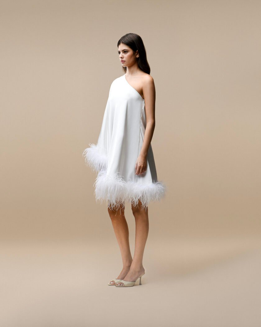 Aurora White Dress - Image 2